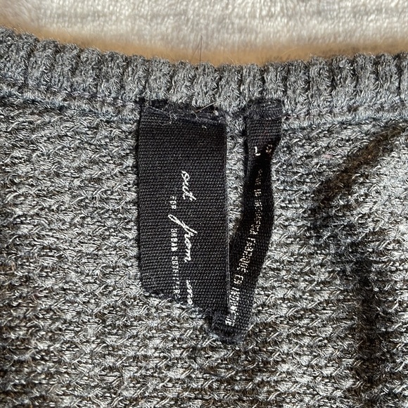 Urban Outfitters Out from Under long sleeve soft knit dark grey shirt, Large - Picture 2 of 5